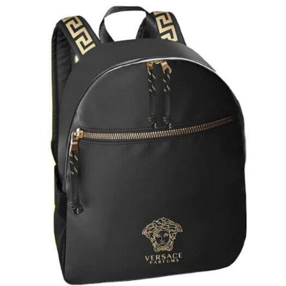 Versace Bags Versace Perfume Backpack Black Purse Poshmark